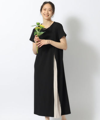 接触冷感】大人の雰囲気漂う サイドプリーツワンピース 