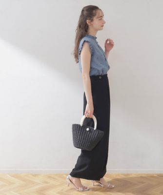 【マシンウォッシャブル】ドット刺繍ブラウス（２００２２９６７８７）
