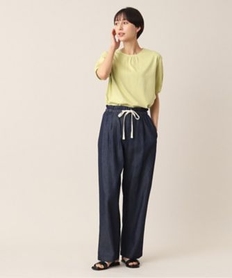【洗える】リラックスデニムパンツ（ＸＳ～Ｌ）（２００２２９８０９１）