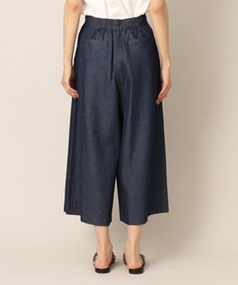 リネンブレンドデニムクロップドマリンパンツ（Ｓ～Ｌ）（２００２２９８０９３）