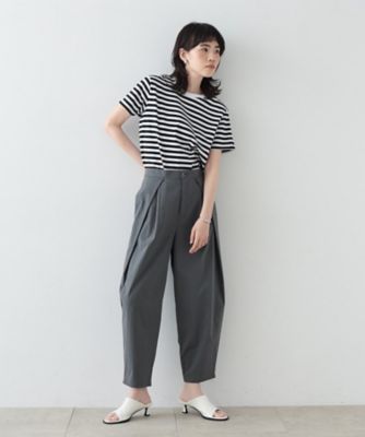 クロップドボーダーＴシャツ（２００２２９８２６０）