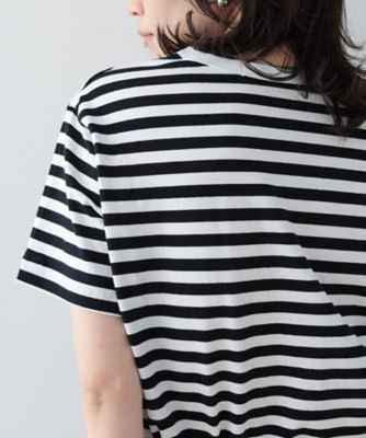 クロップドボーダーＴシャツ（２００２２９８２６０）