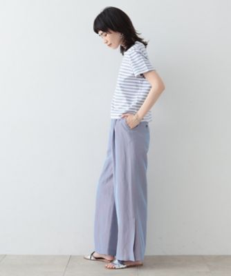 クロップドボーダーＴシャツ（２００２２９８２６０）