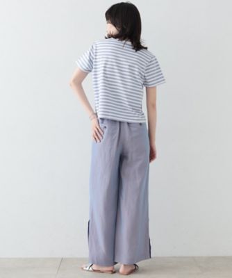 クロップドボーダーＴシャツ（２００２２９８２６０）