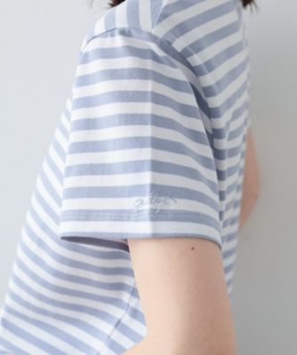 クロップドボーダーＴシャツ（２００２２９８２６０）