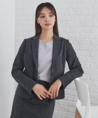 ＜index (Women)＞《５色展開／ＸＳ－ＬＬサイズ》ストレッチテーラードジャケット／セットアップ対応【イージーアイロン】（２００２２９８５１３）