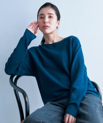 【体形カバー／毛玉になりにくい／蓄熱性】美人ガーターニット／洗える（２００２３００１２０）