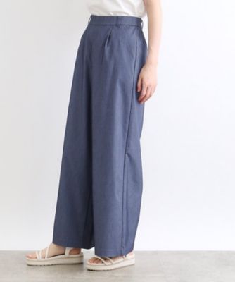 【高身長さん向け＋１２ｃｍ】＜接触冷感・多サイズ＞サマーハイパーストレッチクロップドワイドパンツ（２００２３００１９３）