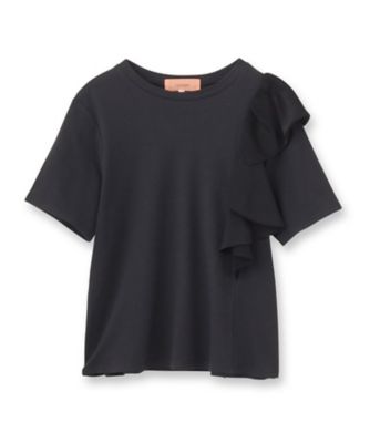【異素材／ラッフル】大人フェミニンＴシャツ（２００２３００３７１）