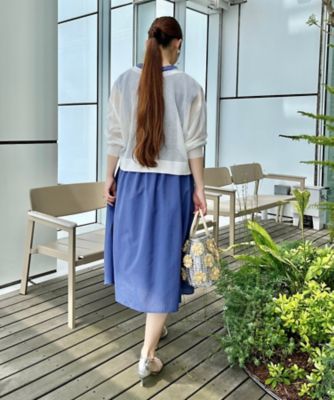 新色＆追加入荷【冷房対策・日焼け対策にも◎】ＬＥＶＩＴＡ／ダブルパール調釦ドロップカーディガン（２００２３００５０６）