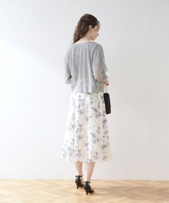 新色＆追加入荷【冷房対策・日焼け対策にも◎】ＬＥＶＩＴＡ／ダブルパール調釦ドロップカーディガン（２００２３００５０６）