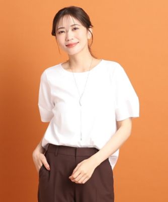 【ＳＡＬＥ／ＵＶカット／接触冷感／マシンウォッシュ可】ふんわりスリーブＴシャツ（２００２３１８６４５）