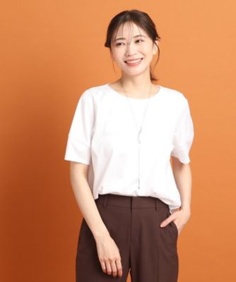 【ＳＡＬＥ／ＵＶカット／接触冷感／マシンウォッシュ可】ふんわりスリーブＴシャツ（２００２３１８６４５）