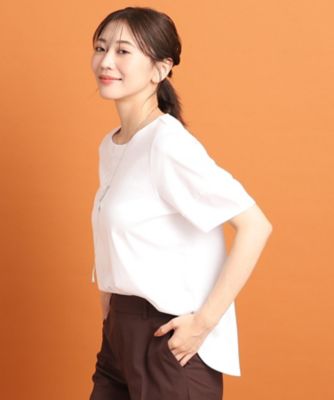 【ＳＡＬＥ／ＵＶカット／接触冷感／マシンウォッシュ可】ふんわりスリーブＴシャツ（２００２３１８６４５）