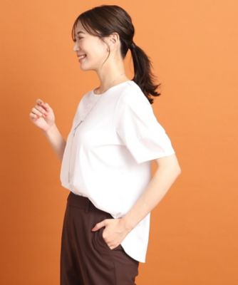 【ＳＡＬＥ／ＵＶカット／接触冷感／マシンウォッシュ可】ふんわりスリーブＴシャツ（２００２３１８６４５）