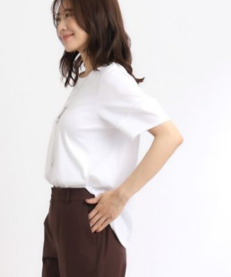 【ＳＡＬＥ／ＵＶカット／接触冷感／マシンウォッシュ可】ふんわりスリーブＴシャツ（２００２３１８６４５）