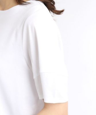 【ＳＡＬＥ／ＵＶカット／接触冷感／マシンウォッシュ可】ふんわりスリーブＴシャツ（２００２３１８６４５）