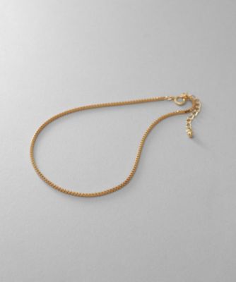 ＜COCOHNIK ONKITSCH (Women)＞シルバー　デザインチェーン　ベネチアンアンクレット　ＧＰ（２００２３１８７９４）