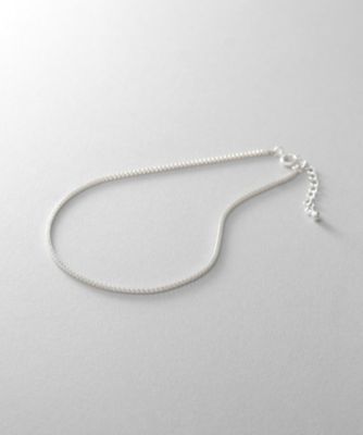 ＜COCOHNIK ONKITSCH (Women)＞シルバー　デザインチェーン　ベネチアンアンクレット（２００２３１８７９５）