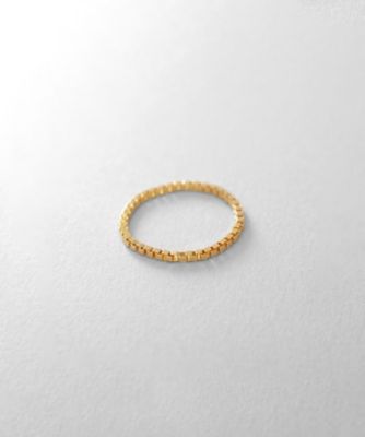 ＜COCOHNIK ONKITSCH (Women)＞シルバー　チェーンリング　ベネチアン　ＧＰ（２００２３１８７９６）