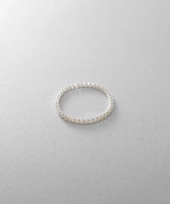 ＜COCOHNIK ONKITSCH (Women)＞シルバー　チェーンリング　ベネチアン（２００２３１８７９７）