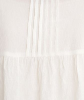刺繍タックノースリーブブラウス【洗える】（２００２３１９６５８）