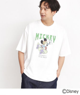 ＜THE SHOP TK (Men)＞【ＤＩＳＮＥＹ／親子リンク】ミッキーマウス　ディズニー半袖Ｔシャツ（２００２３１９６６９）