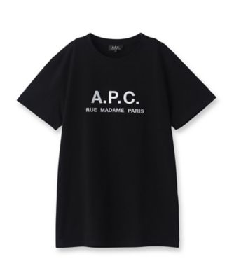 ＜DRESSTERIOR (Women)＞◆Ａ．Ｐ．Ｃ．（アーペーセー）ＲＵＥ　ＭＡＤＡＭＥ　ロゴＴシャツ（２００２３１９７９９）