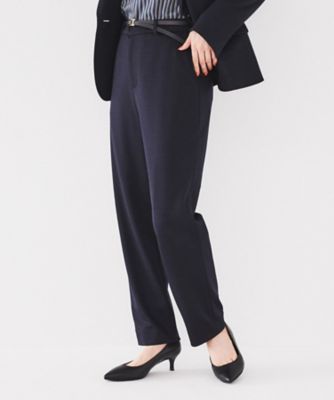 新品　AOURE（アウール） テーパードパンツ　黒 AOURE PANTS COLLECTION エレガンスと快適を手にした