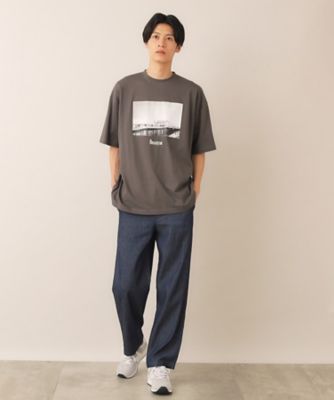 綿麻デニムドロストパンツ（２００２３２０９５１）