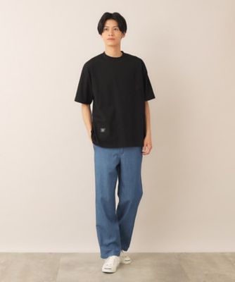 綿麻デニムドロストパンツ（２００２３２０９５１）