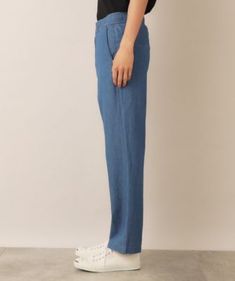 綿麻デニムドロストパンツ（２００２３２０９５１）