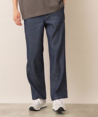 綿麻デニムドロストパンツ（２００２３２０９５１）