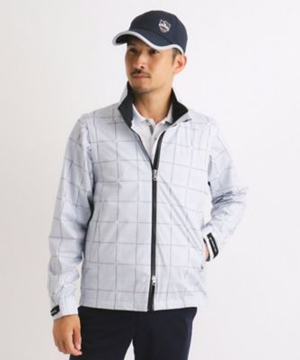 adabat/アダバット 【撥水/防風】袖取り外し可能 グレンチェックデザイン 2WAY長袖ブルゾン(2002321037)