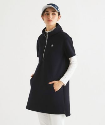 ハーフジップ 半袖ワンピース（2002321076） | adabat