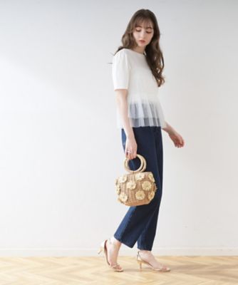 MAISON SPECIAL チェックシャーリングビスチェ キャミソール Checked Shirring Bustier/チェックシャーリングビスチェ