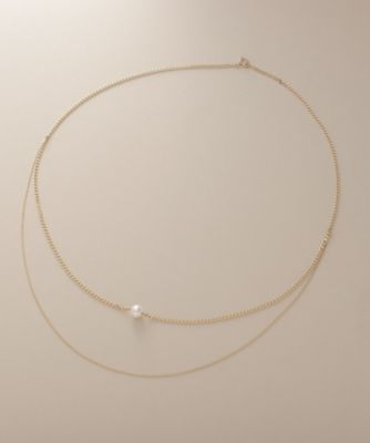 Ｋ１０パール　キヘイドレープ　ネックレス（２００２３２２０２７）