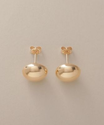 Ｋ１０中空オーバル　ピアス（２００２３２２１０４）