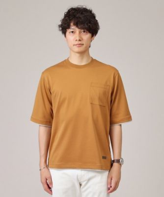 【接触冷感／日本製】レイヤード　Ｔシャツ（２００２３２２５７４）
