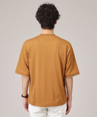 【接触冷感／日本製】レイヤード　Ｔシャツ（２００２３２２５７４）