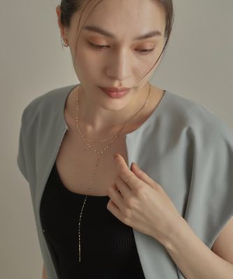 Ｋ１０フラワークロスＹ　ネックレス（２００２３２３０２５）