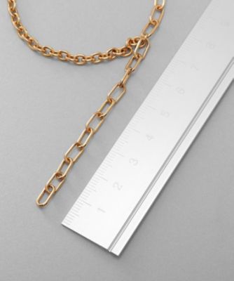 シルバー ハンギングミックスケーブルチェーン ブレスレット GP