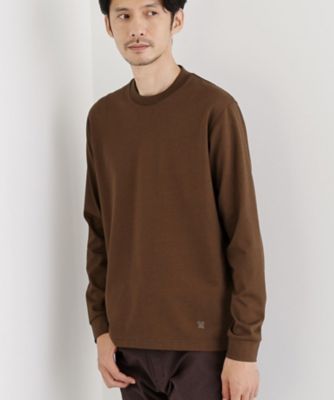 【SALE】TAKEO KIKUCHI (Men)/タケオキクチ【抗菌防臭/ジャケット対応】テーラード 長袖Tシャツ(2002323813) チャ043 トップス【三越伊勢丹/公式】