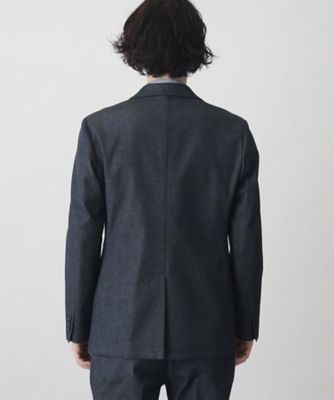 エバーデニムジャケット【セットアップ可／ビジネス対応／色落ちしにくい／ストレッチ素材】（２００２３２４０９０）
