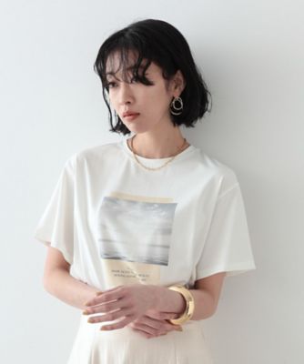 ＜GALLEST (Women)＞サンライズフォトプリントＴシャツ（２００２３２４２７０）