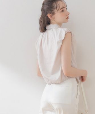 ストライプ袖バルーンシャツ（２００２３２４３９２）