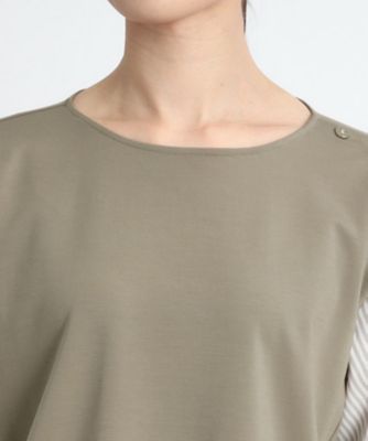 【夏ＳＡＬＥ／人気商品の夏バージョン！ＵＶカット／接触冷感／洗える】ストライプスリーブカットソー（２００２３２９６９１）