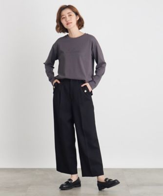 送関込【3.1 Phillip Lim】ワイドレッグプリーツポケットパンツ NO ID. パンツ mp12319-インバーテッドプリーツワイドレッグPT