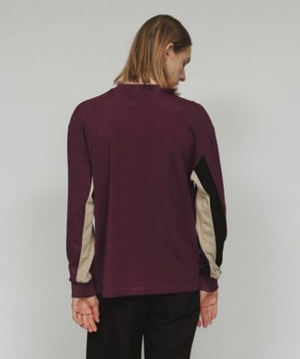 ECO HYBRID BOX LOGO LOOSE FIT TEE (UNISEX)(FREE BLK): NANGA