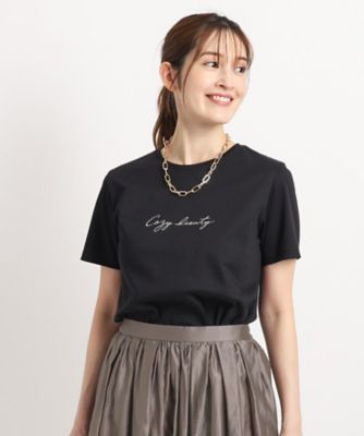 【洗える／日本製】夏のスタイリングに活躍するロゴＴシャツ（２００２３３０５２９）